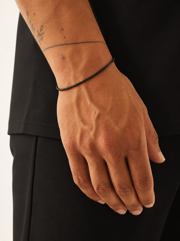 The Line Bracelet - Black