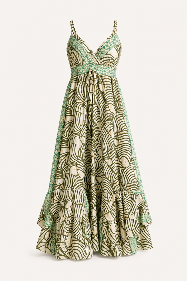 Katja Green Maxi Dress