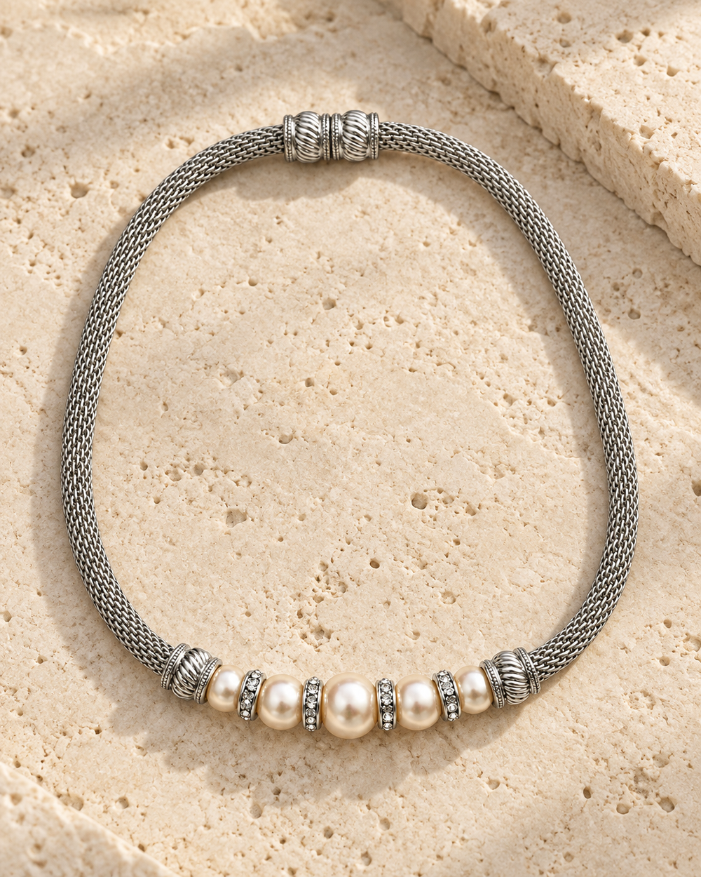 Collar Perlas Glam