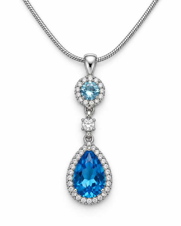 Collar Blue Drop