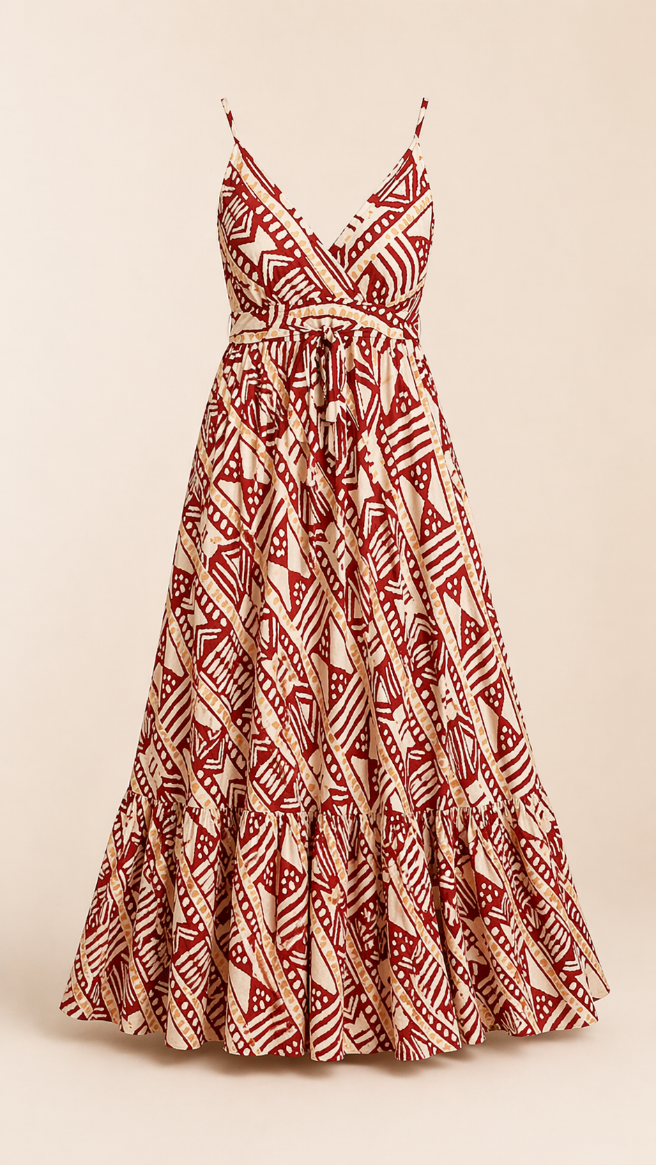 Maria Red Maxi Dress