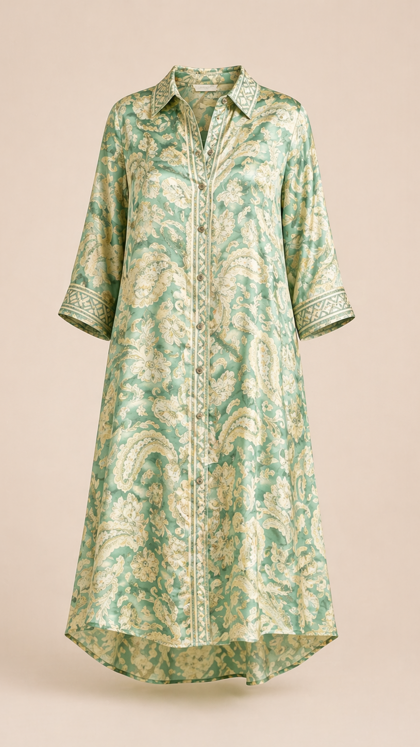 Kate Green Shirt Dress