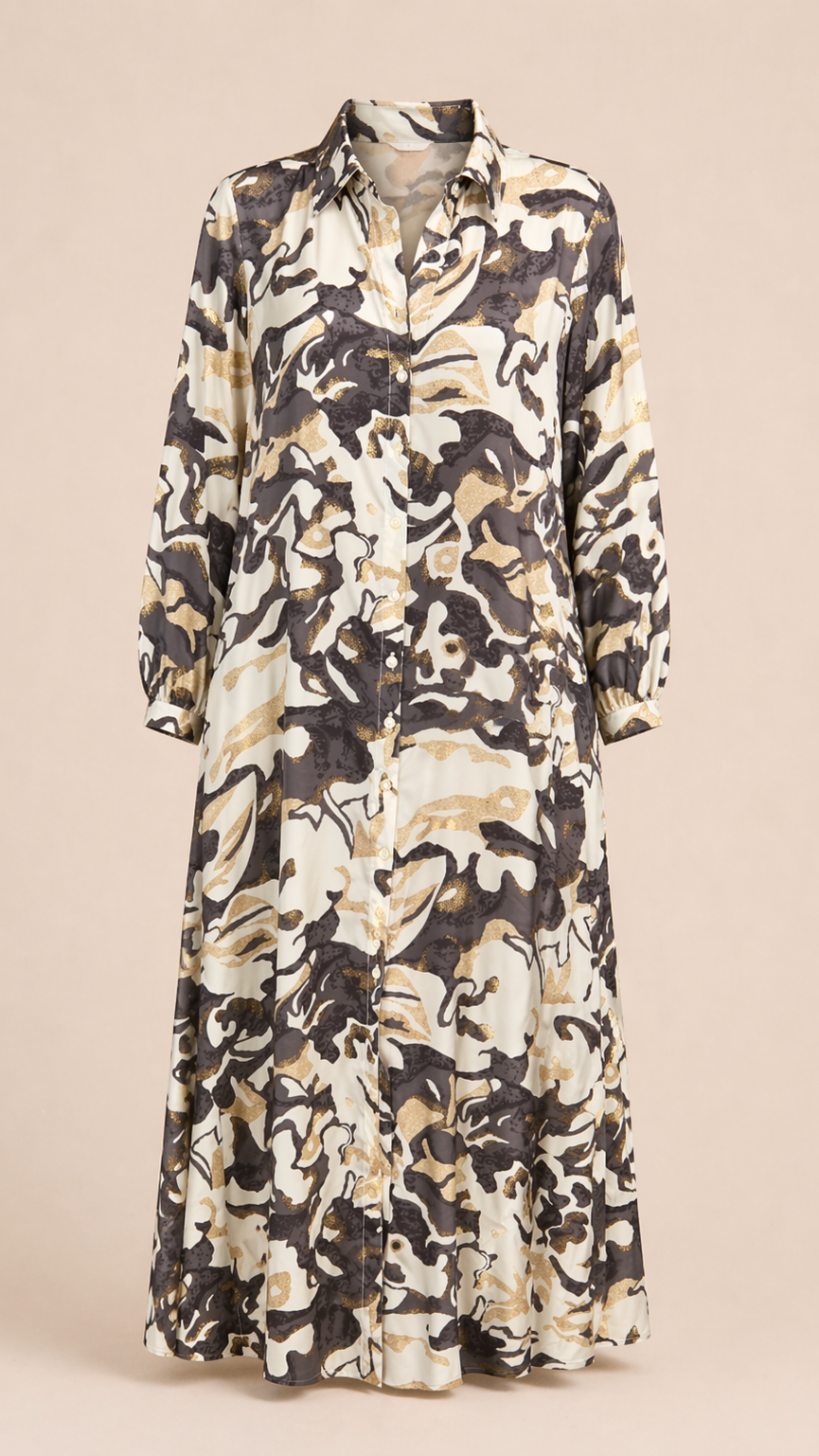 Printed Lorena Shirt Dress