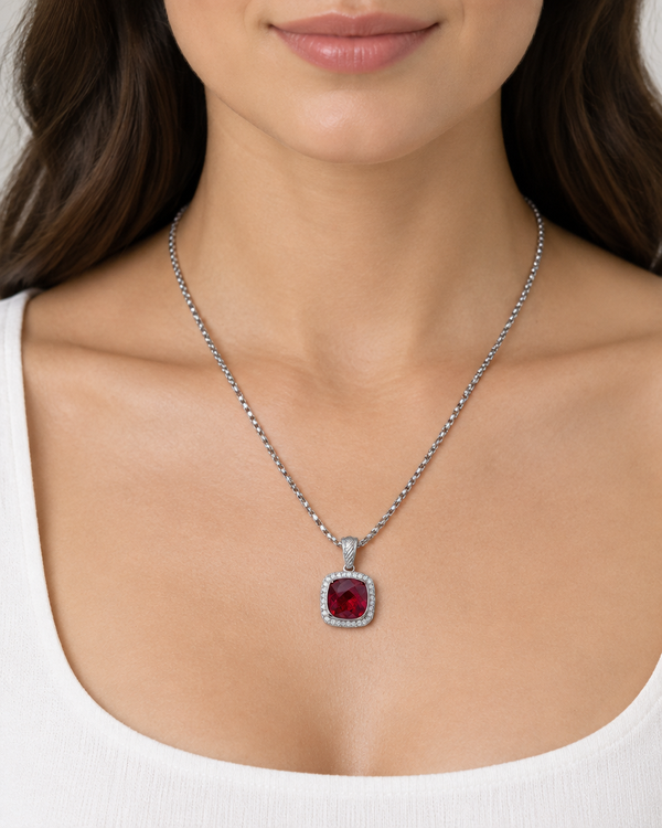 Collar Rubí Elegance