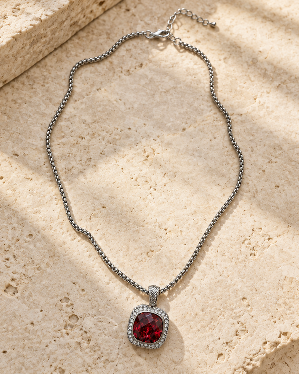 Collar Rubí Elegance