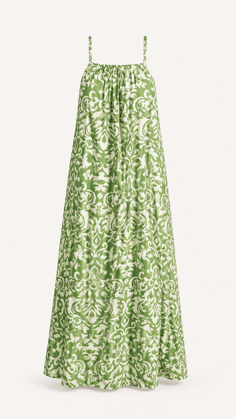 Bárbara Maxi Green Dress