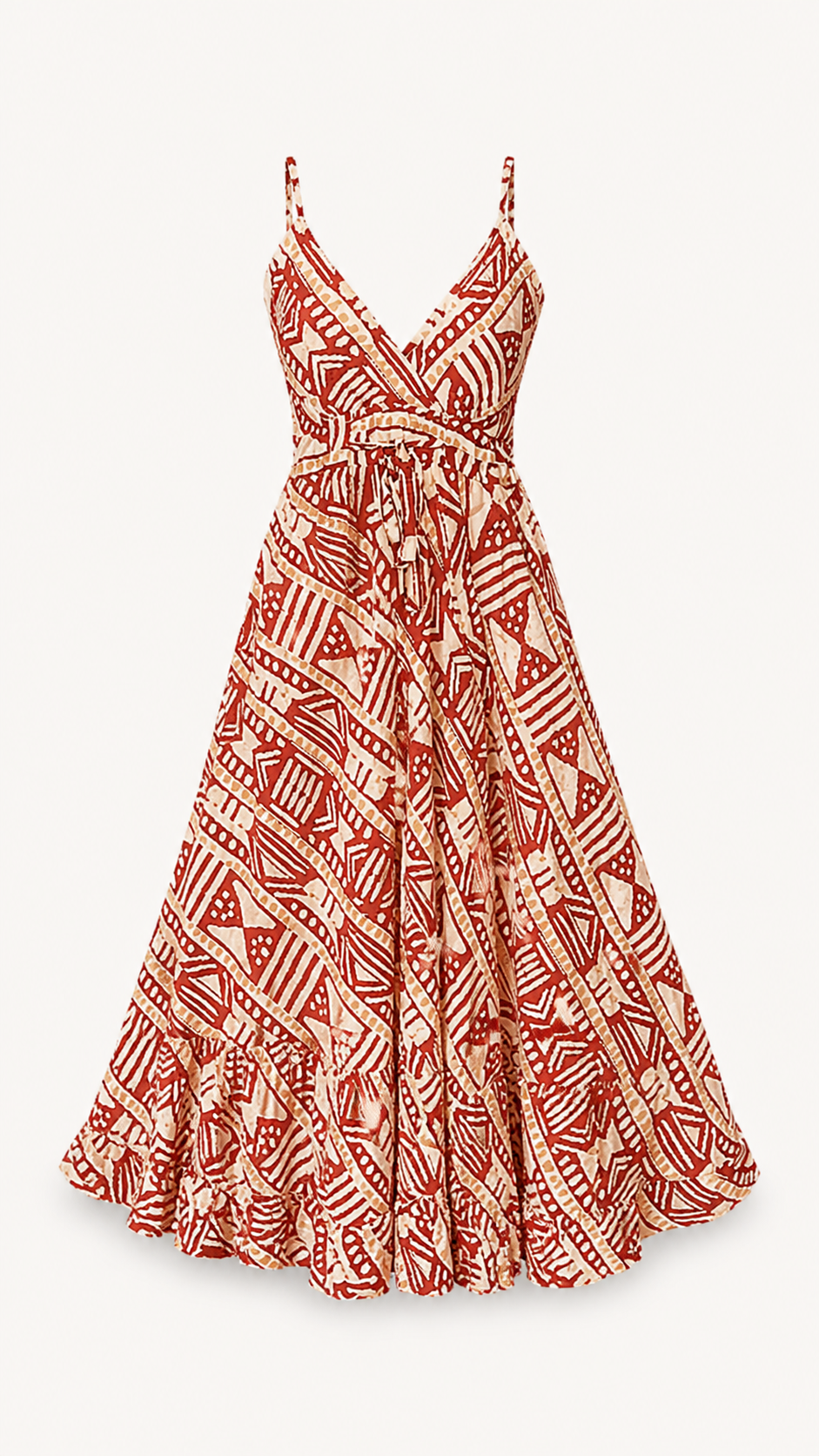 Maria Red Maxi Dress