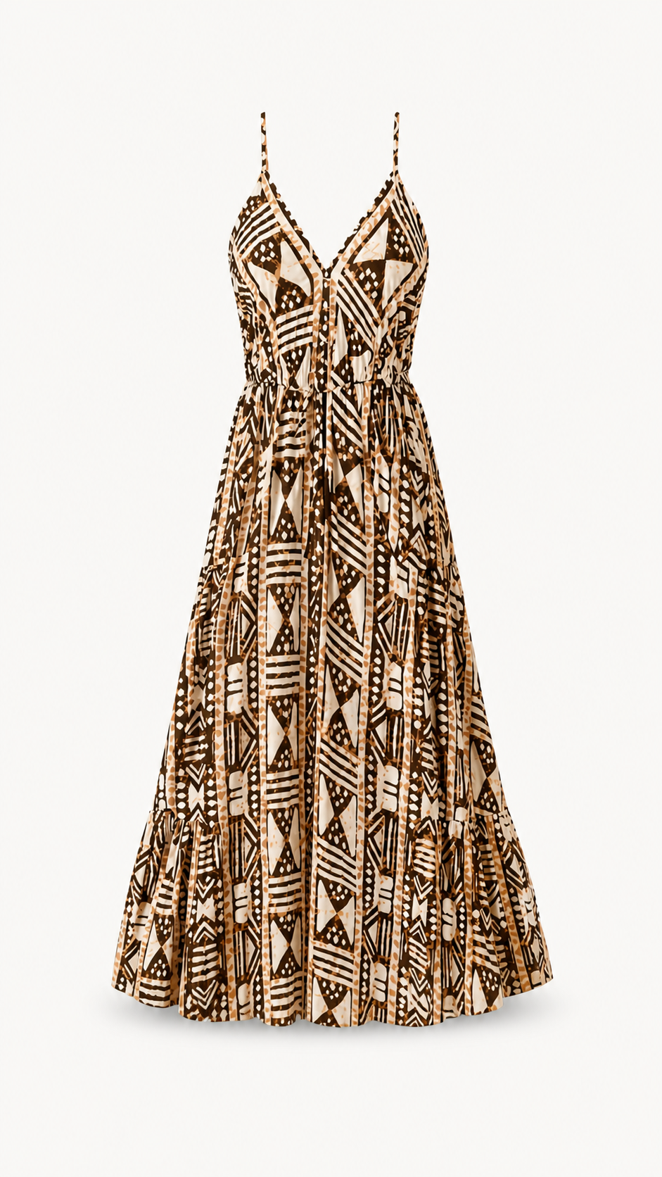 Amara - Brown Maxi Dress