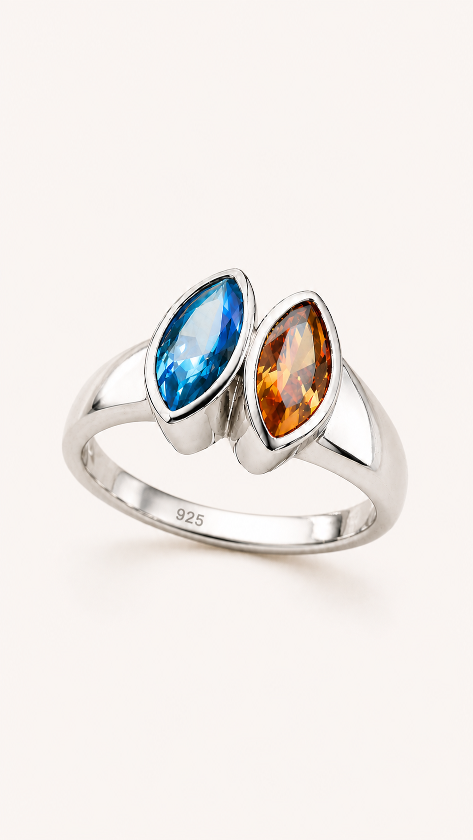 Marquise Duo Ring
