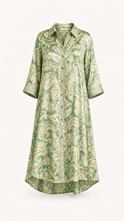 Kate Green Shirt Dress
