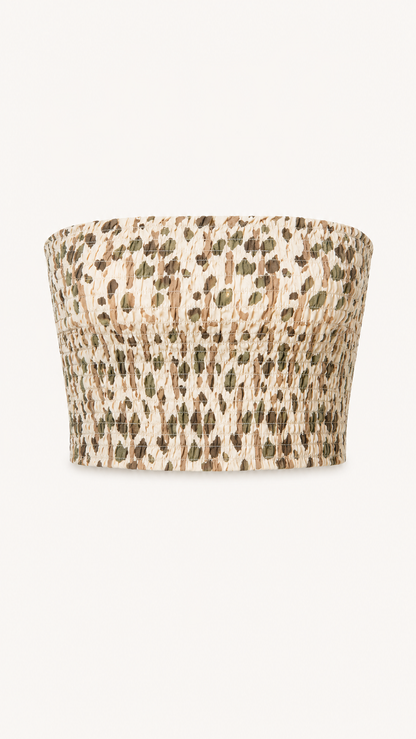 Sahara - Ruched Bandeau Top