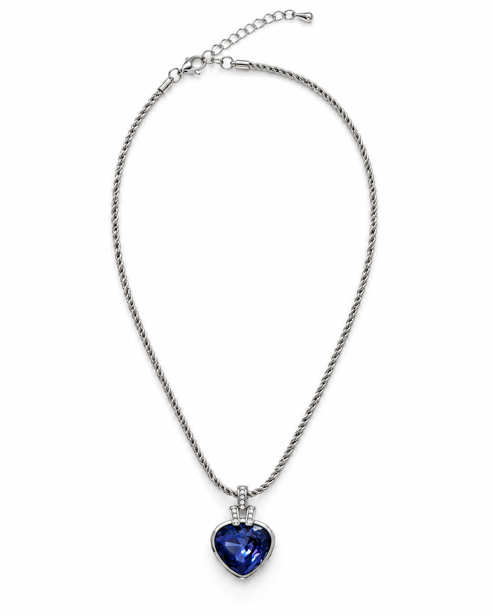 Collar Corazón Lila