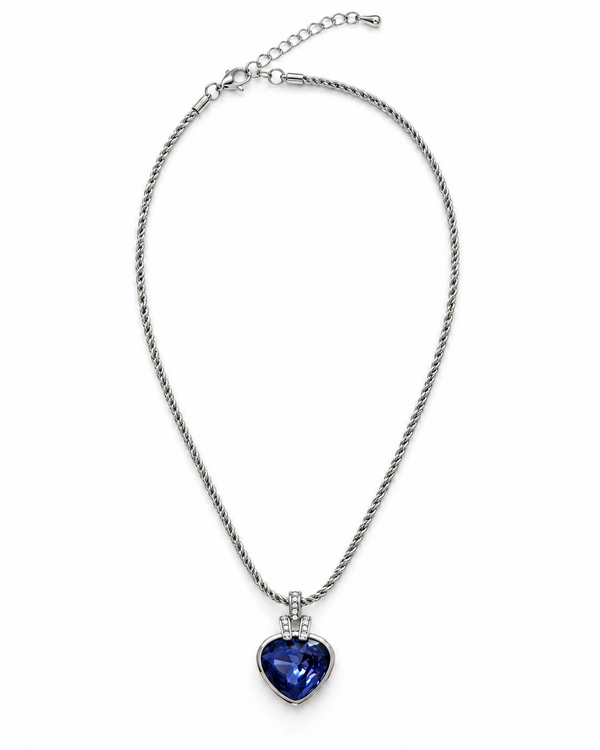 Collar Corazón Lila