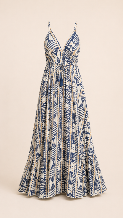 Carina Maxi Paisley Dress
