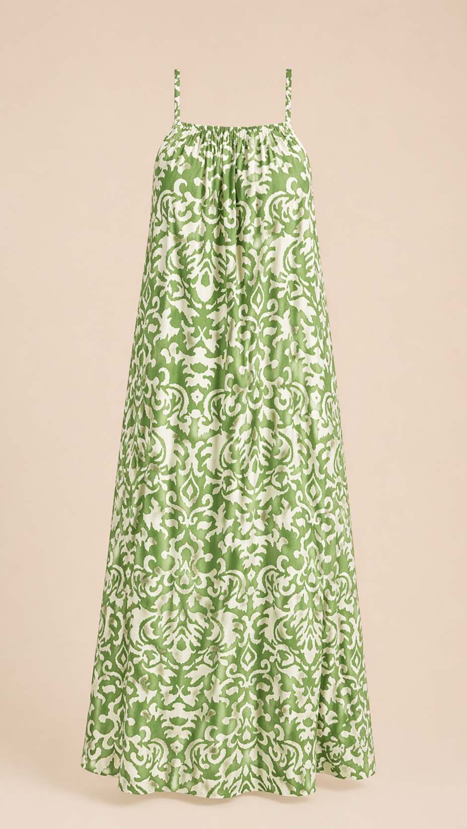 Bárbara Maxi Green Dress