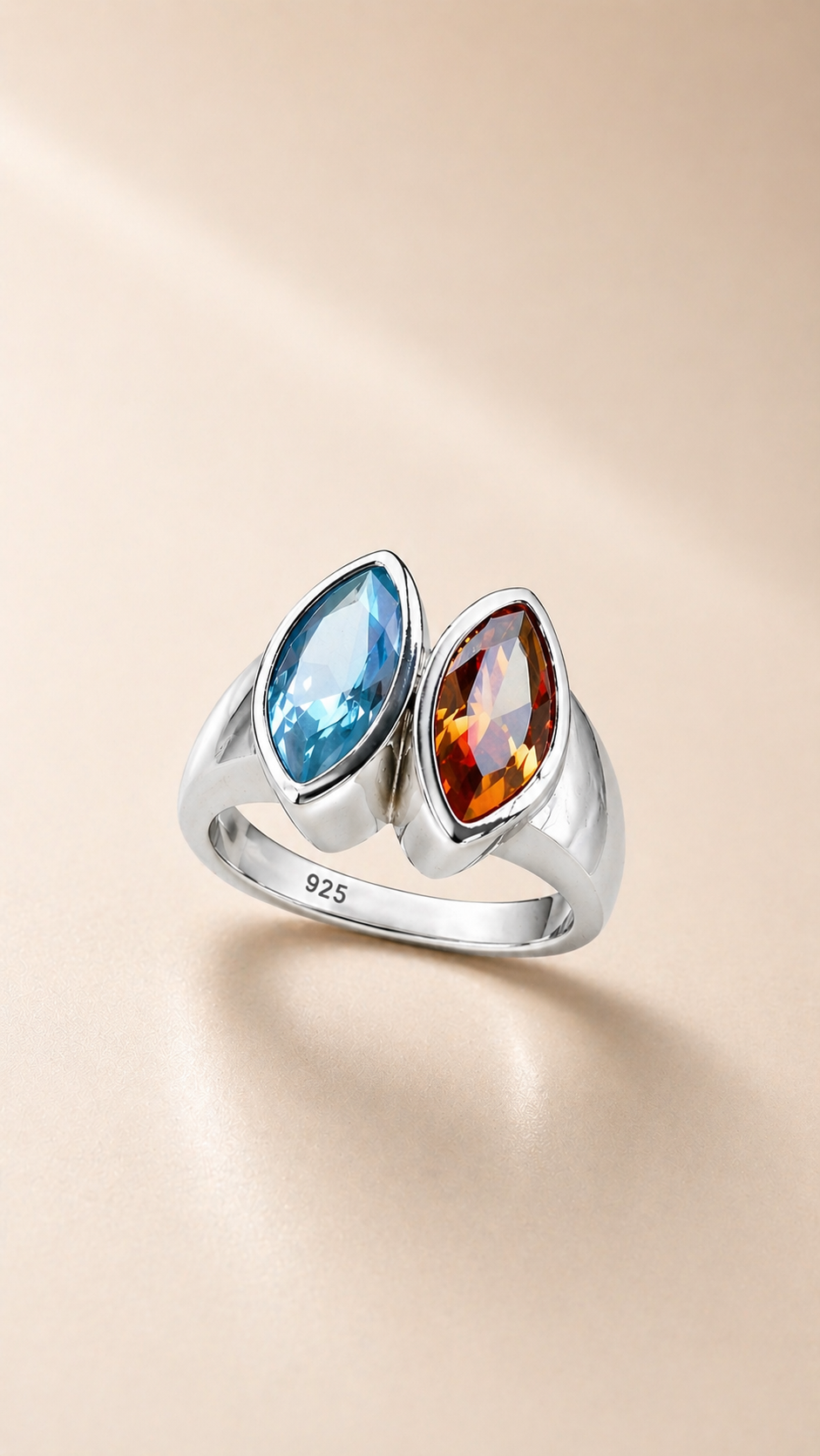 Marquise Duo Ring