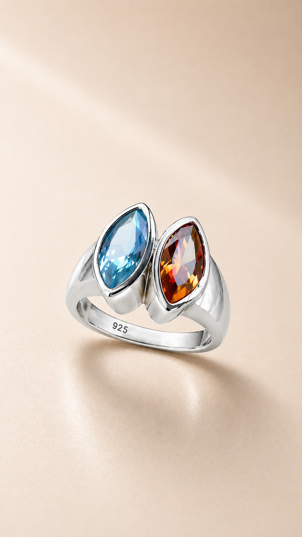 Marquise Duo Ring