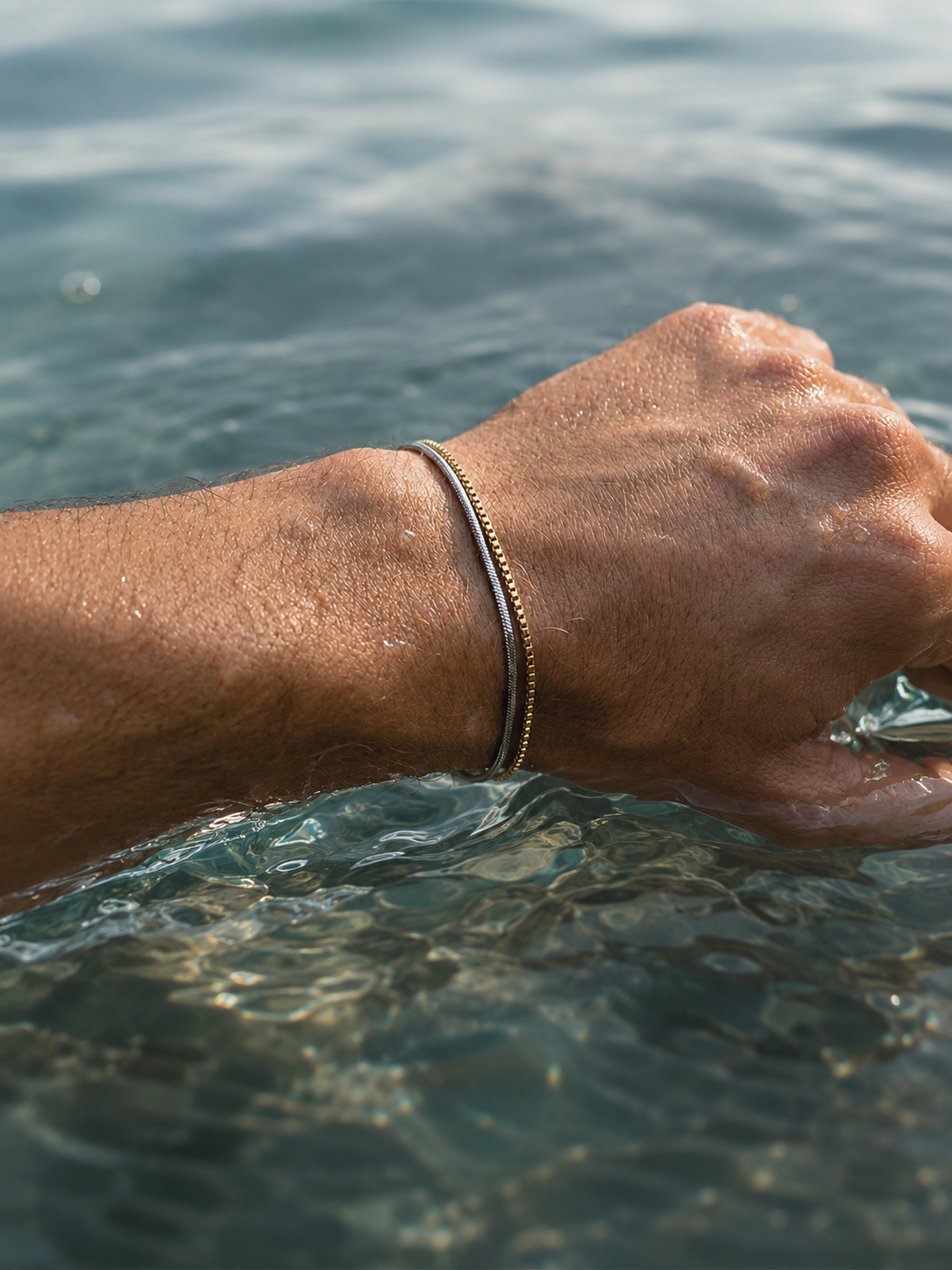 The Line - Bracelet - Black