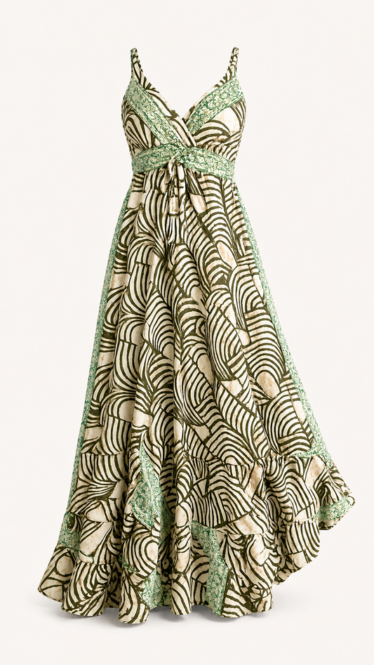 Katja Green Maxi Dress
