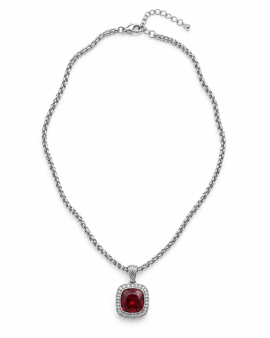 Collar Rubí Elegance