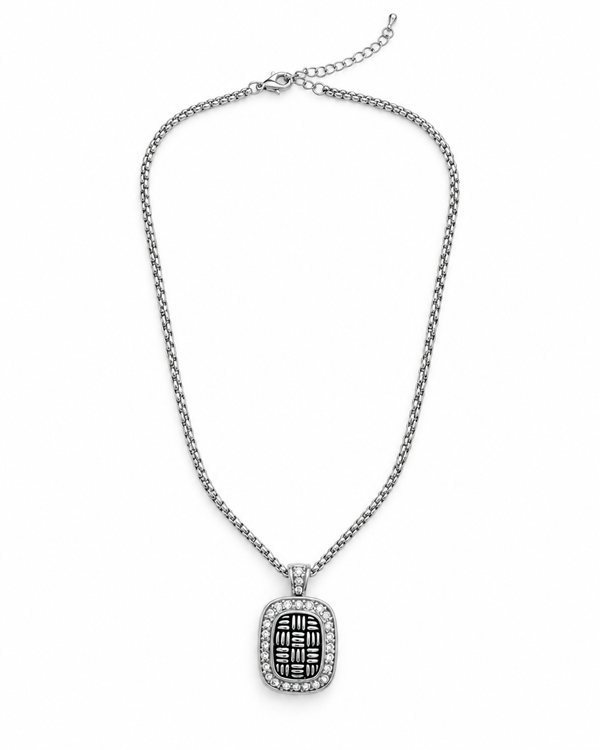 Collar Noir Geométrico