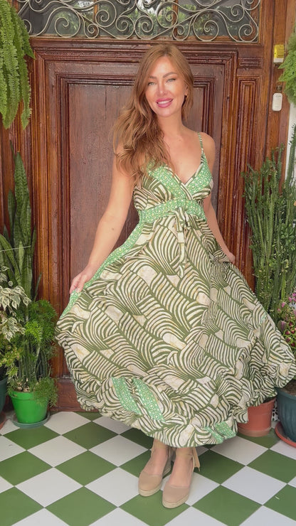 Katja Green Maxi Dress